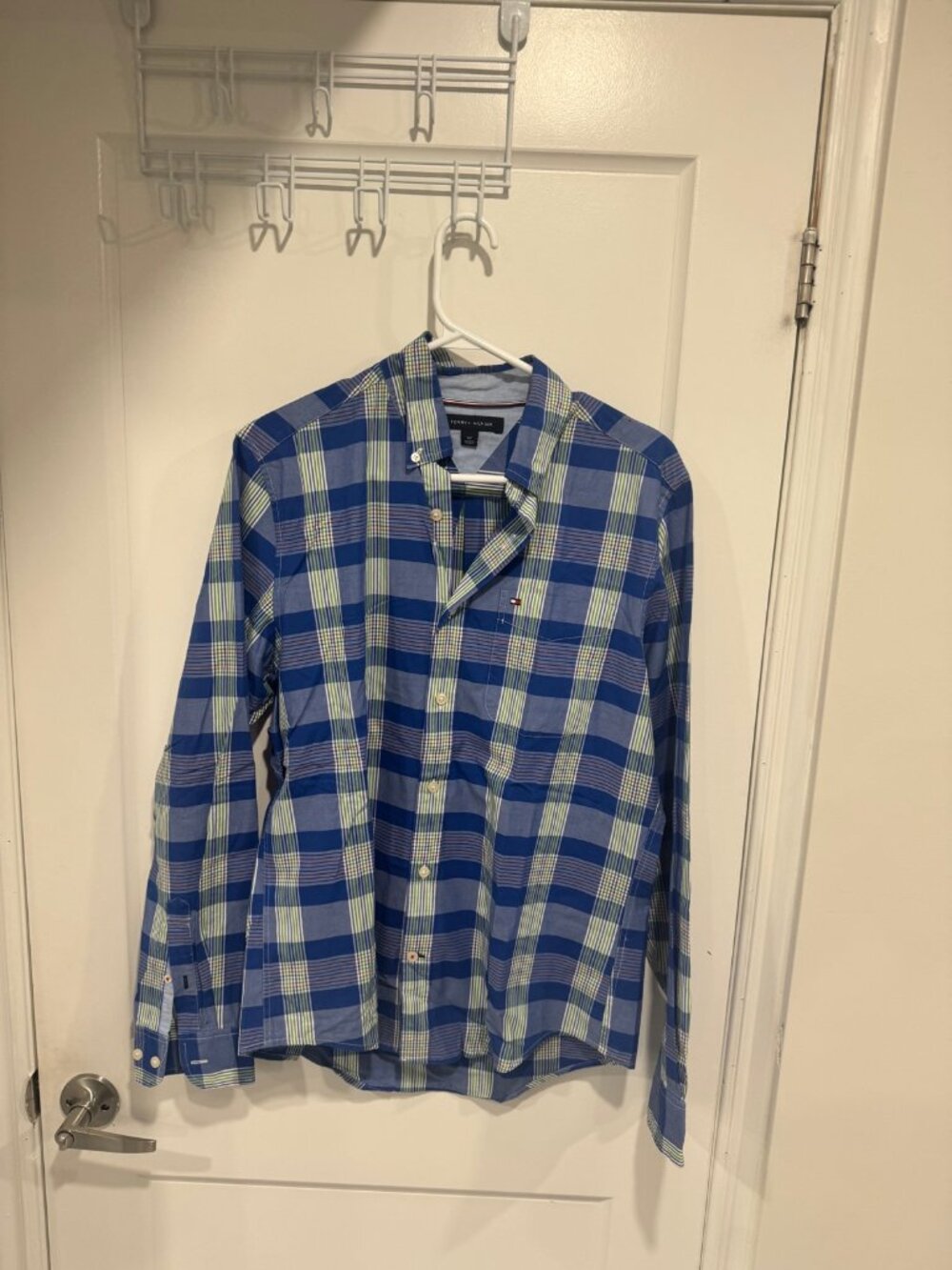 Tommy Hilfiger Men's Plaid Button-Down Shirt M